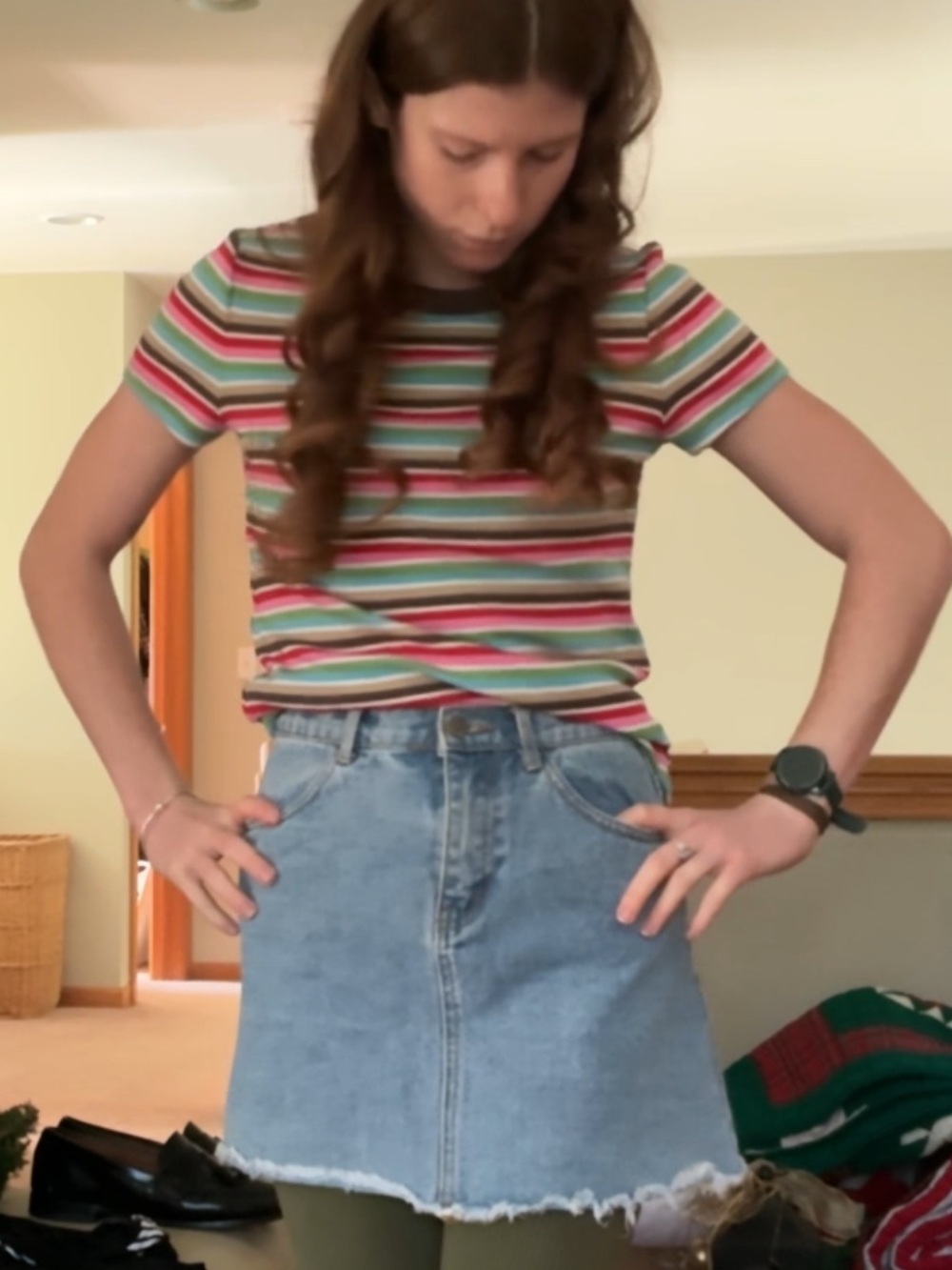 Women’s John Galt Jean skirt